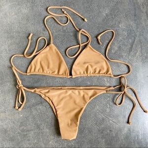 Mikoh nude string bikini - size m bottoms s top!